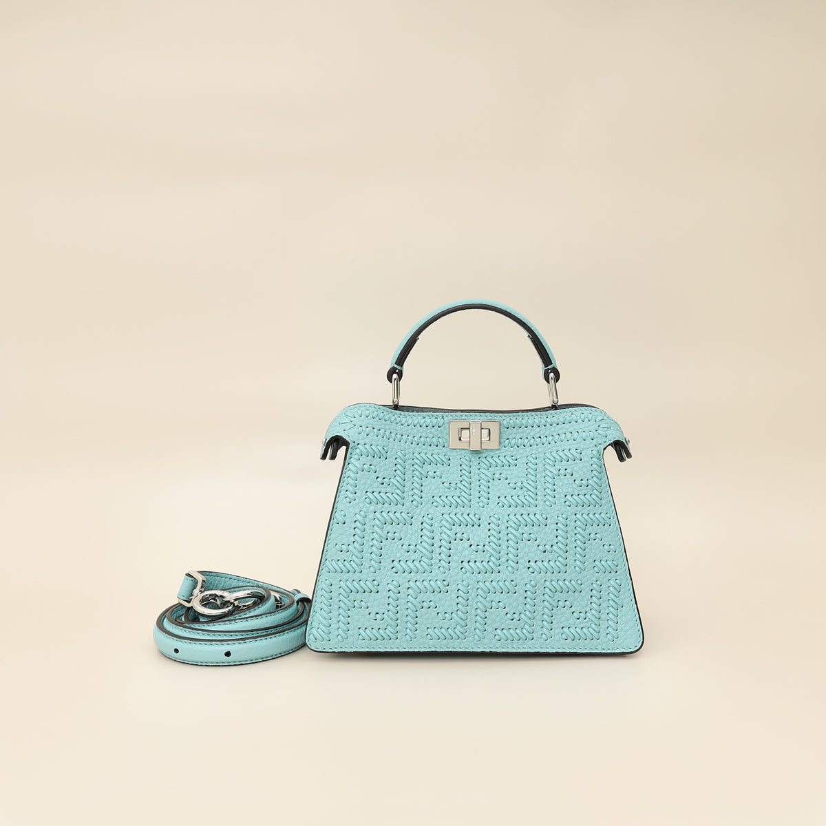 Fendi Aquifer Peekaboo ISeeU Petite Bag