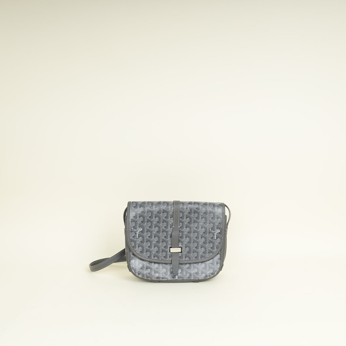 Goyard Gray Belvedere PM Messenger Bag