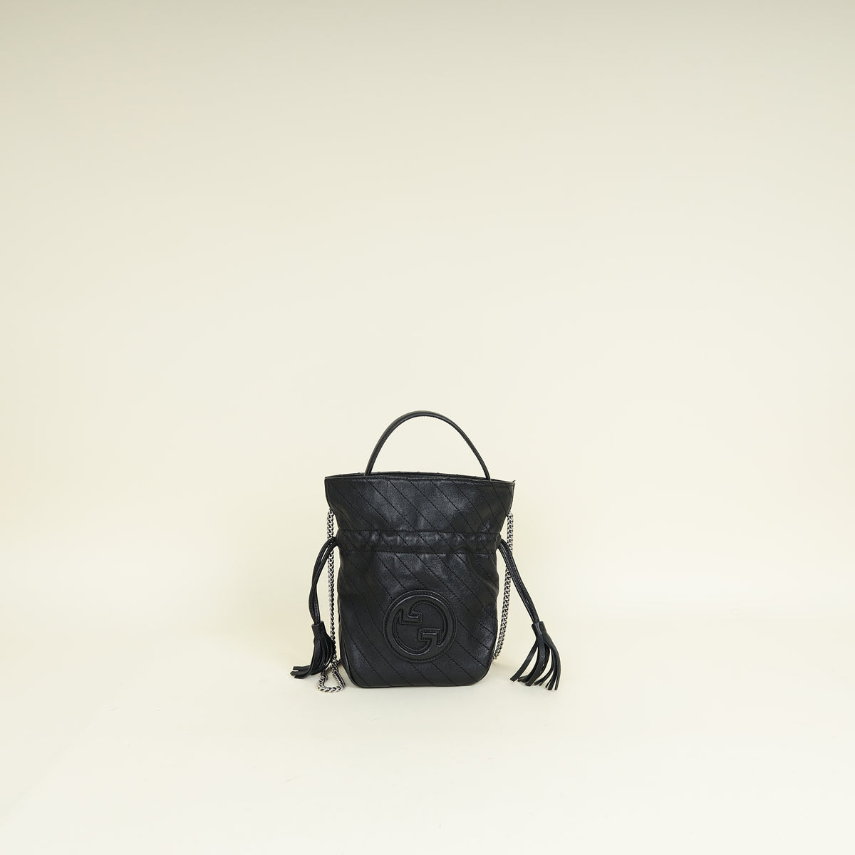 Gucci Black Blondie Mini Bucket Bag