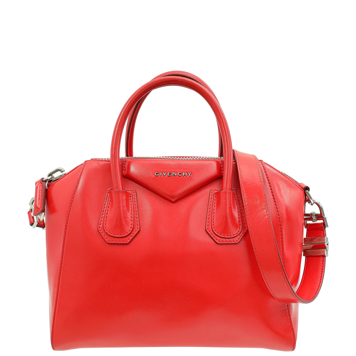 Givenchy Red Antigona Tote Small Bag