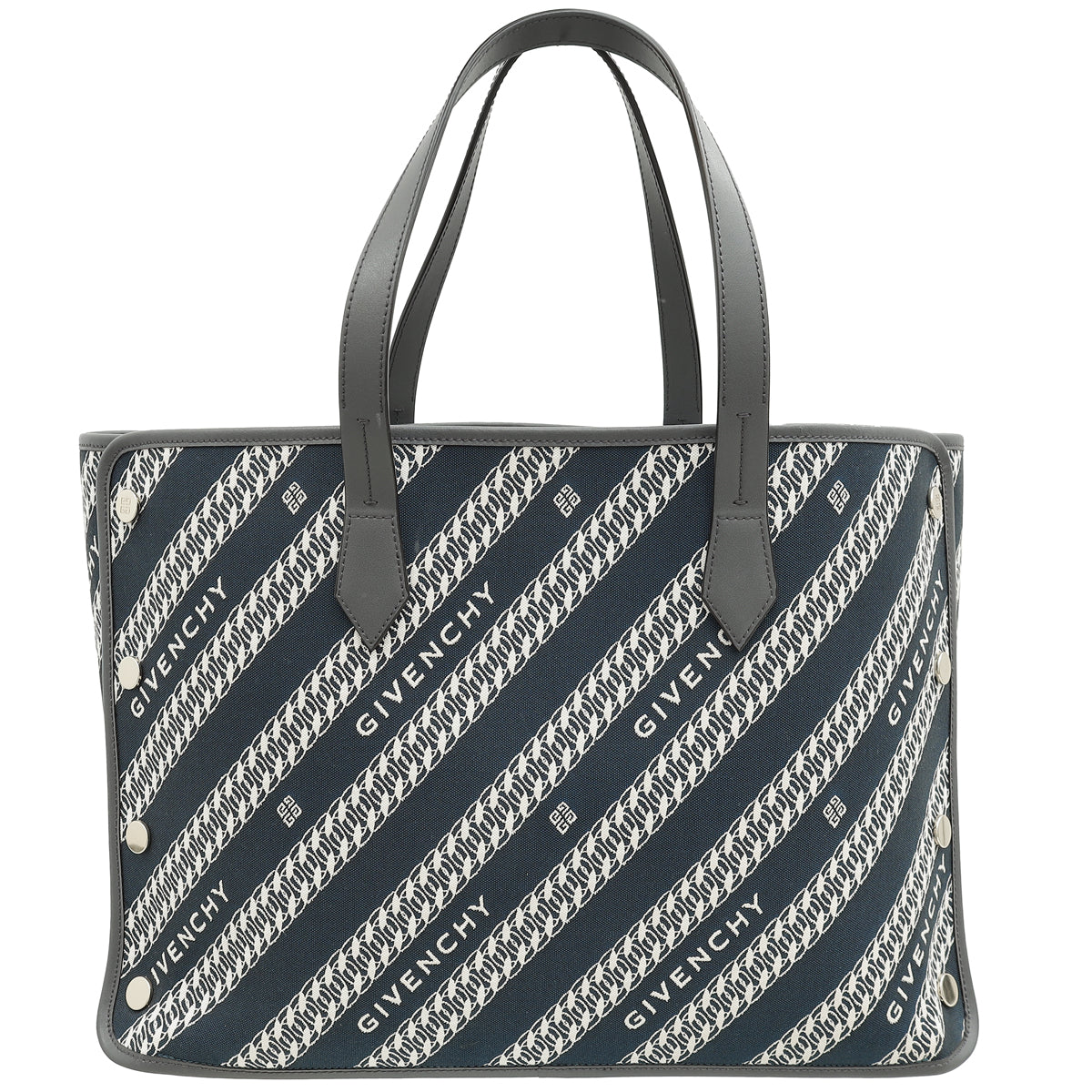 Givenchy Bicolor Jacquard Medium Bond Printed Tote Bag