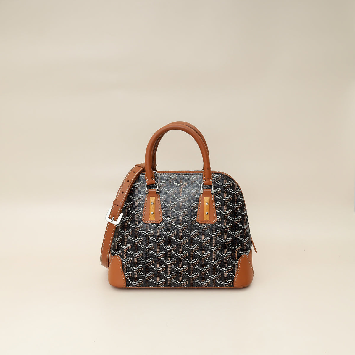 Goyard Bicolor Goyardine Vendome Mini Bag