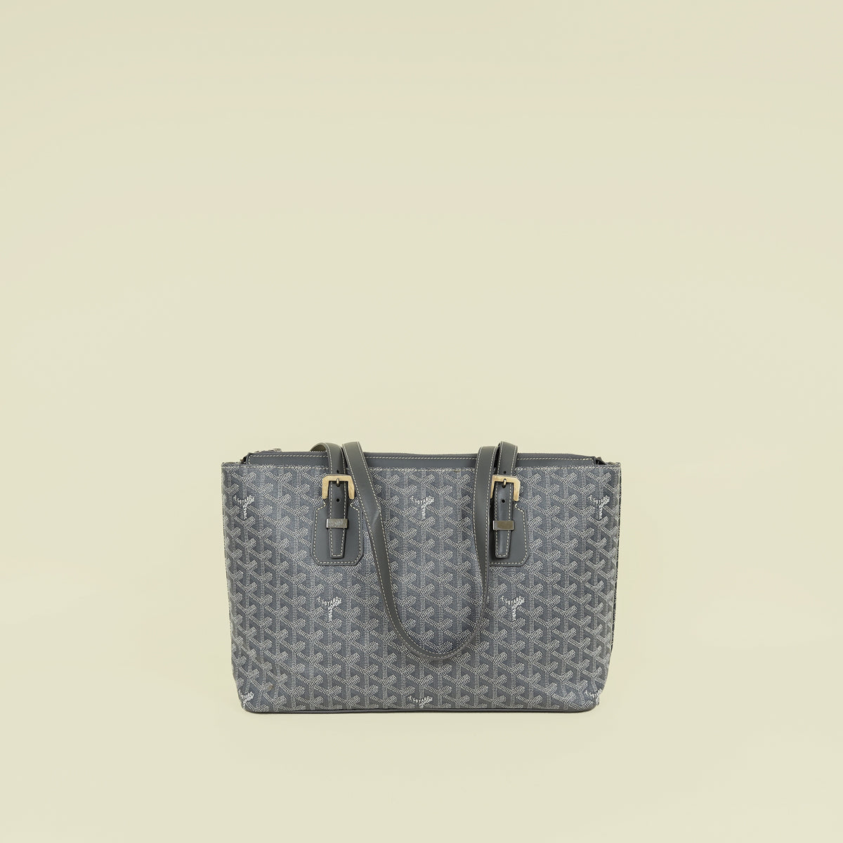 Goyard Grey Goyardine Okinawa Bag