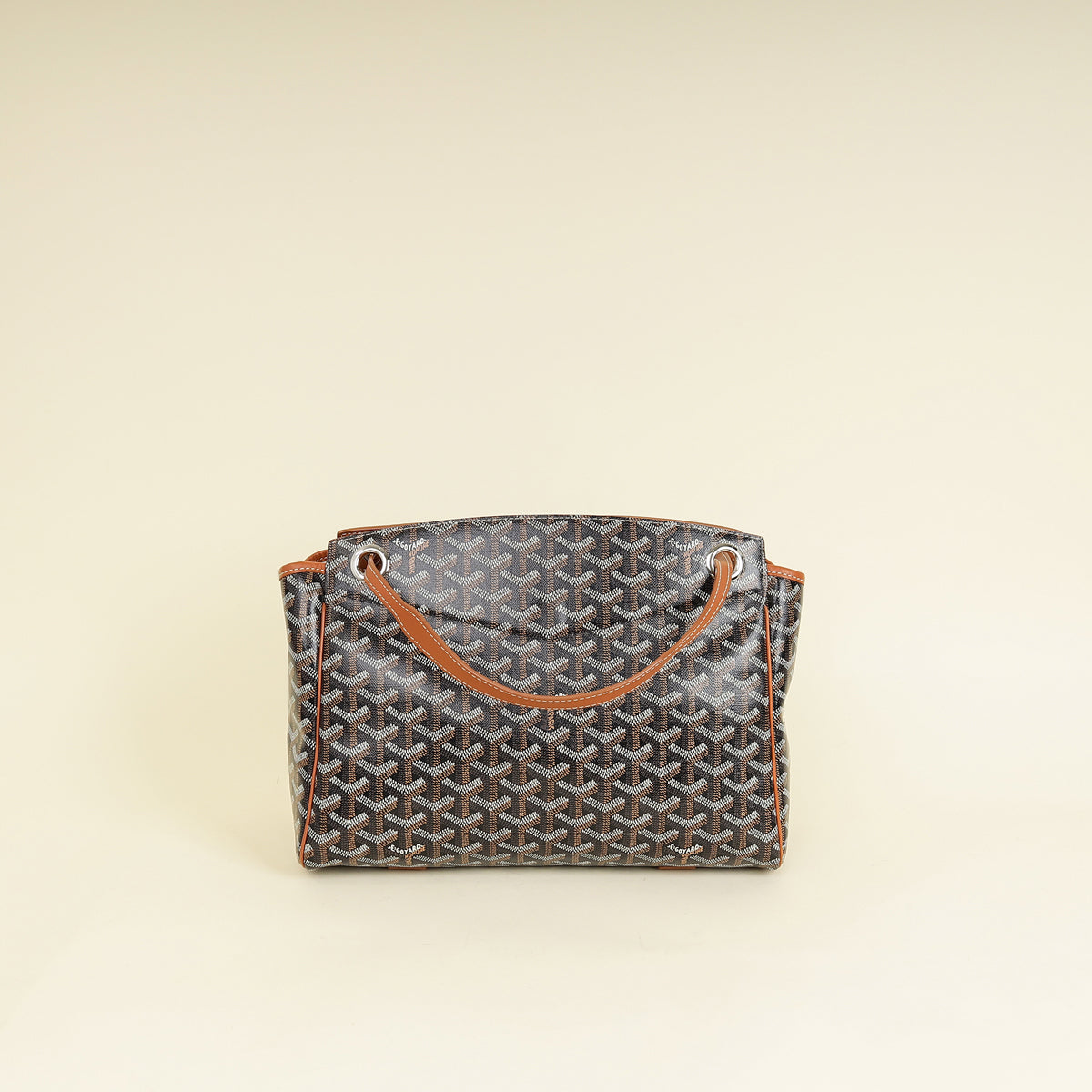 Goyard Bicolor Goyardine Rouette Souple Tote Bag