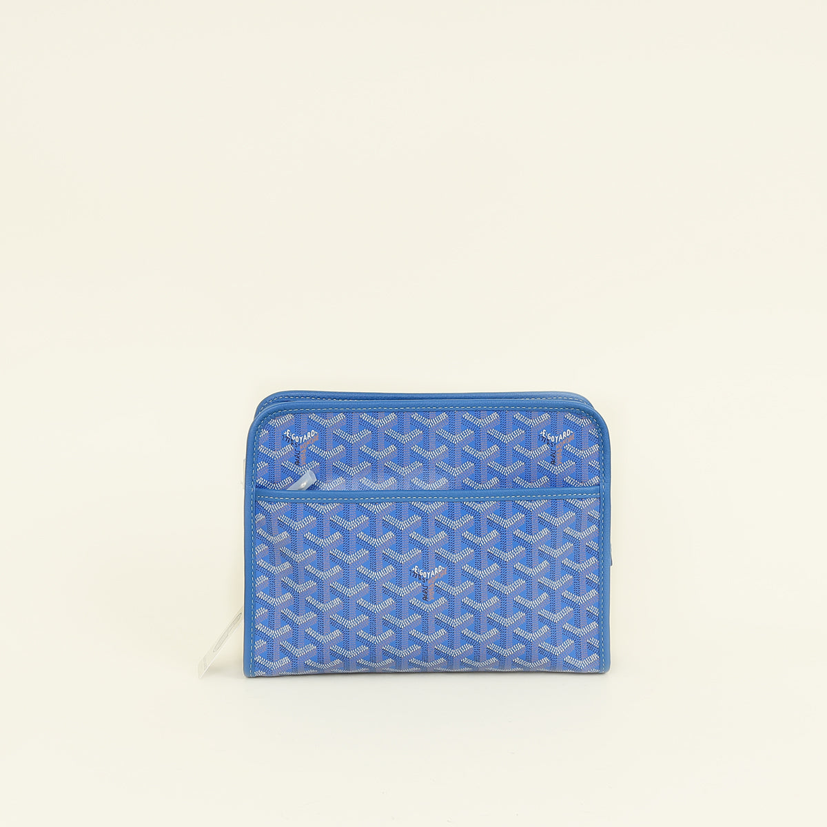 Goyard Blue Goyardine Jouvence MM Pouch
