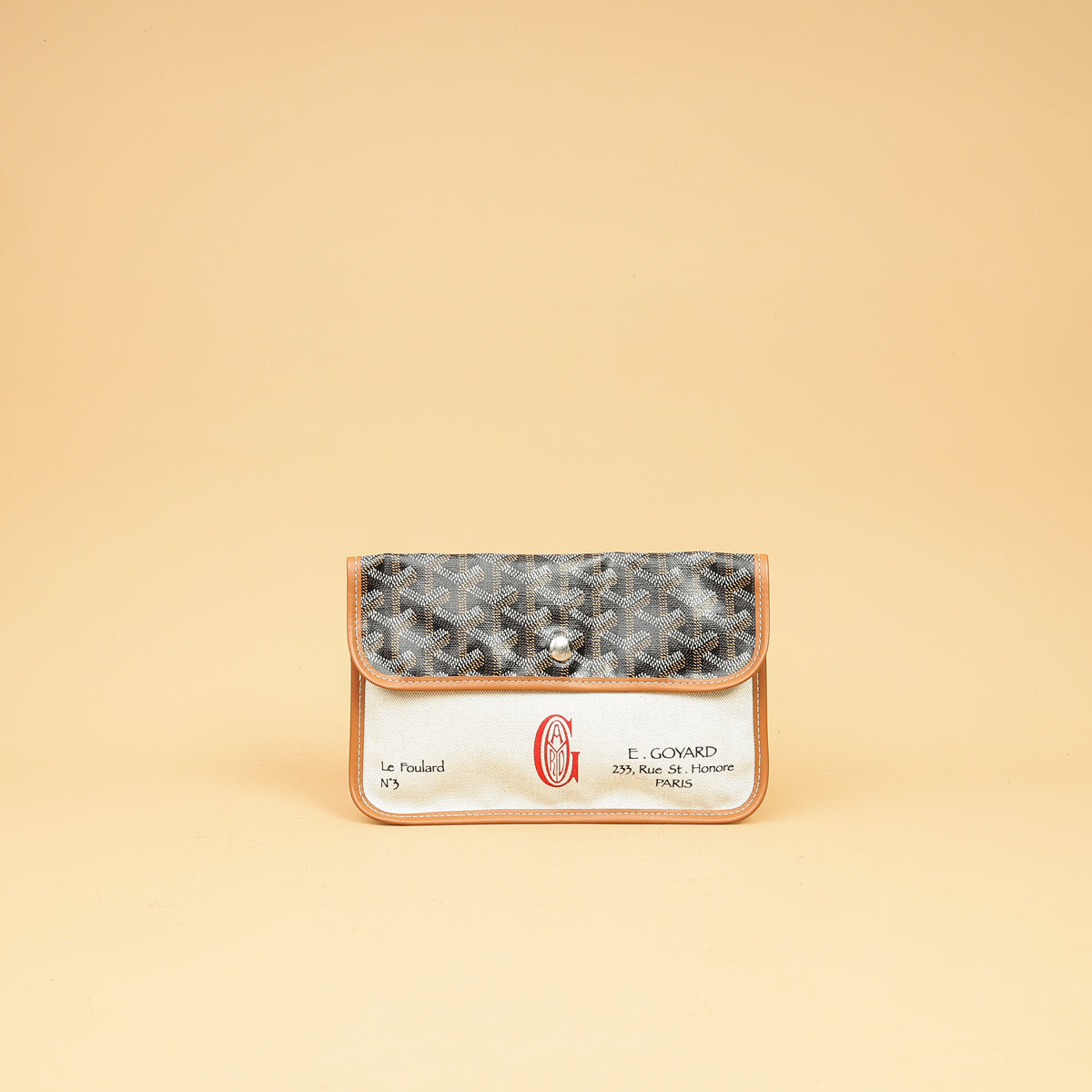 Goyard Bicolor Goyardine Le Foulard Pouch