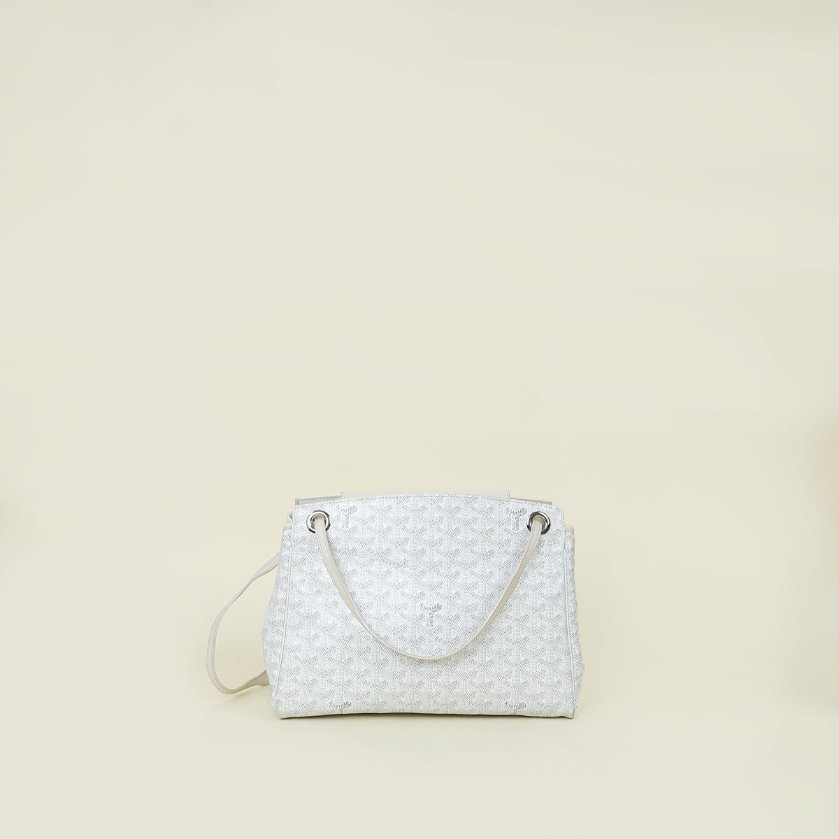Goyard White Sac Rouette Souple PM Bag