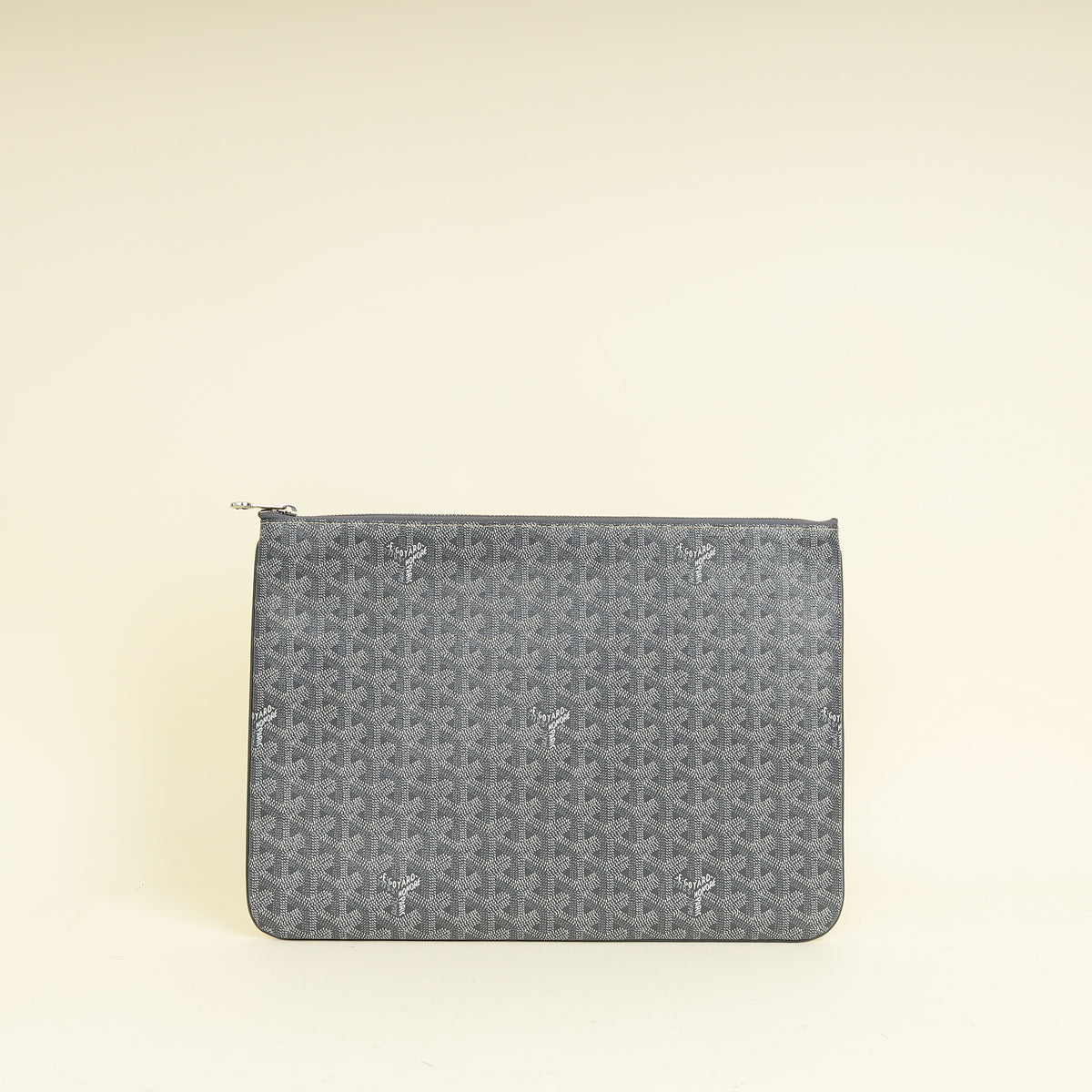 Goyard Gray Goyardine Senat MGM Pouch