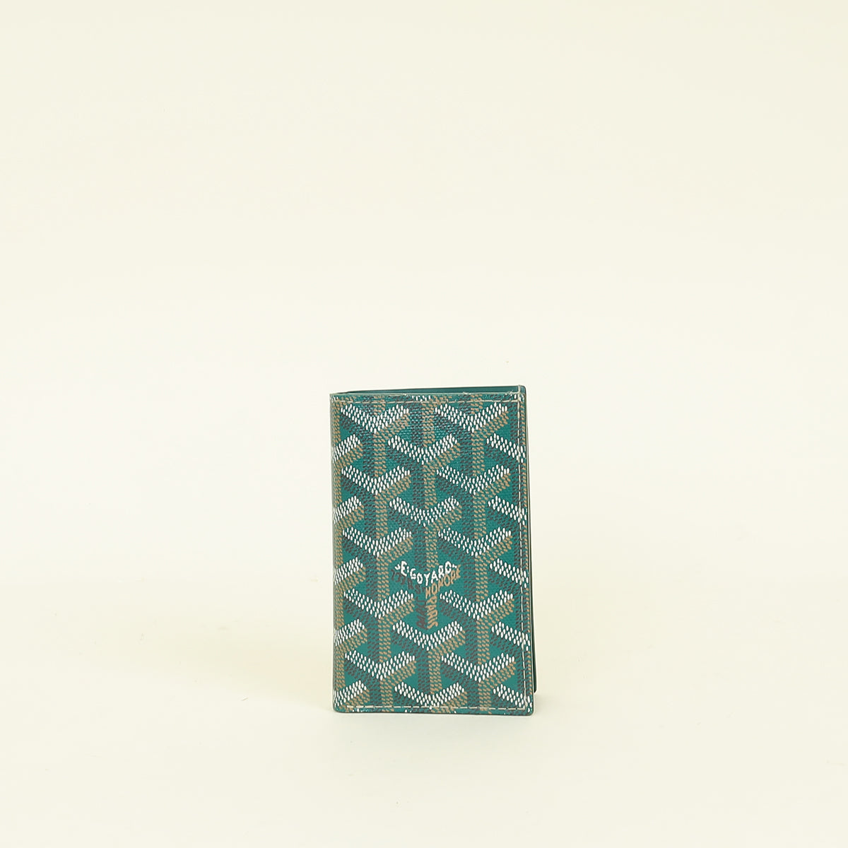 Goyardine Green Saint-Pierre Card Wallet