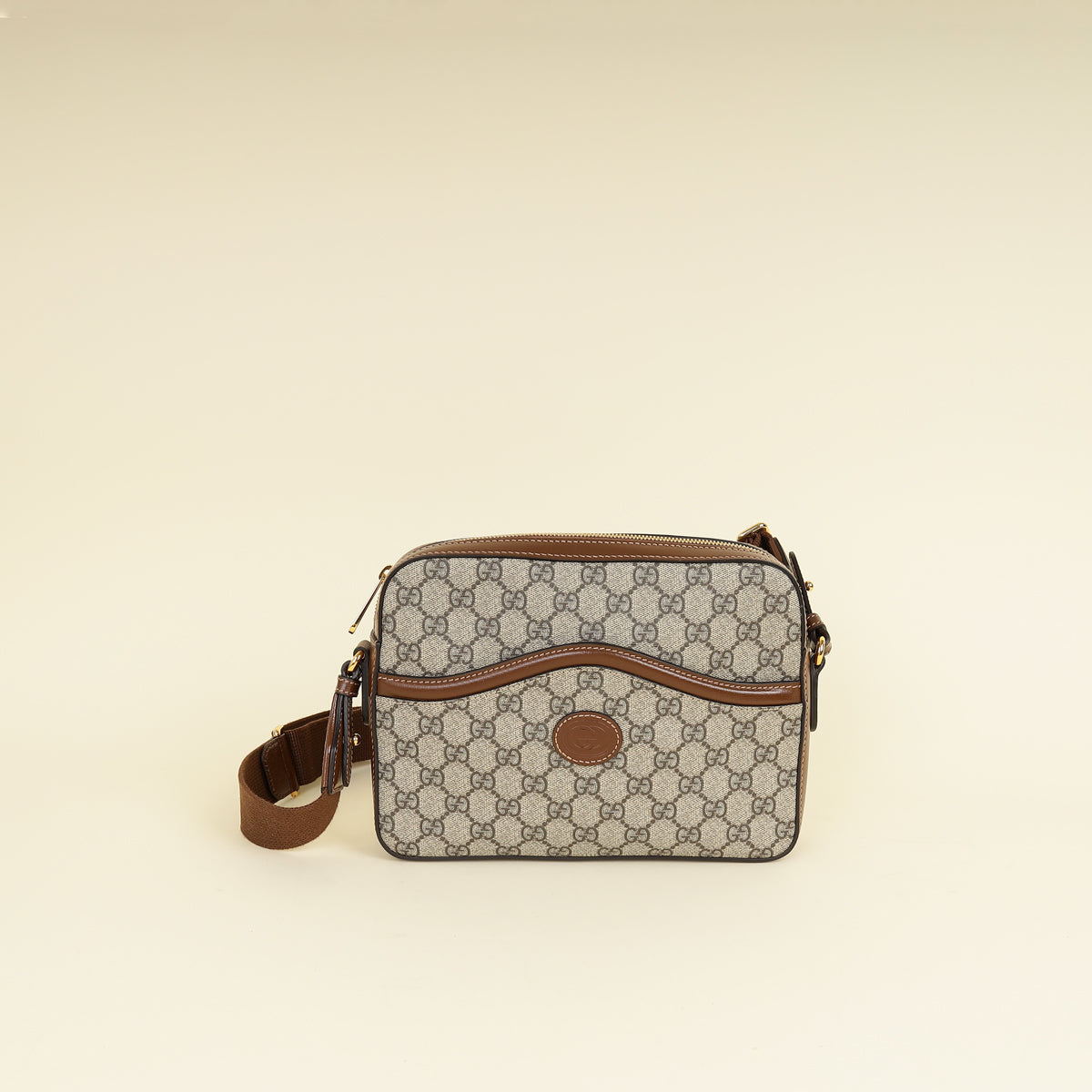 Gucci Bicolor Interlocking G Supreme Messenger Bag