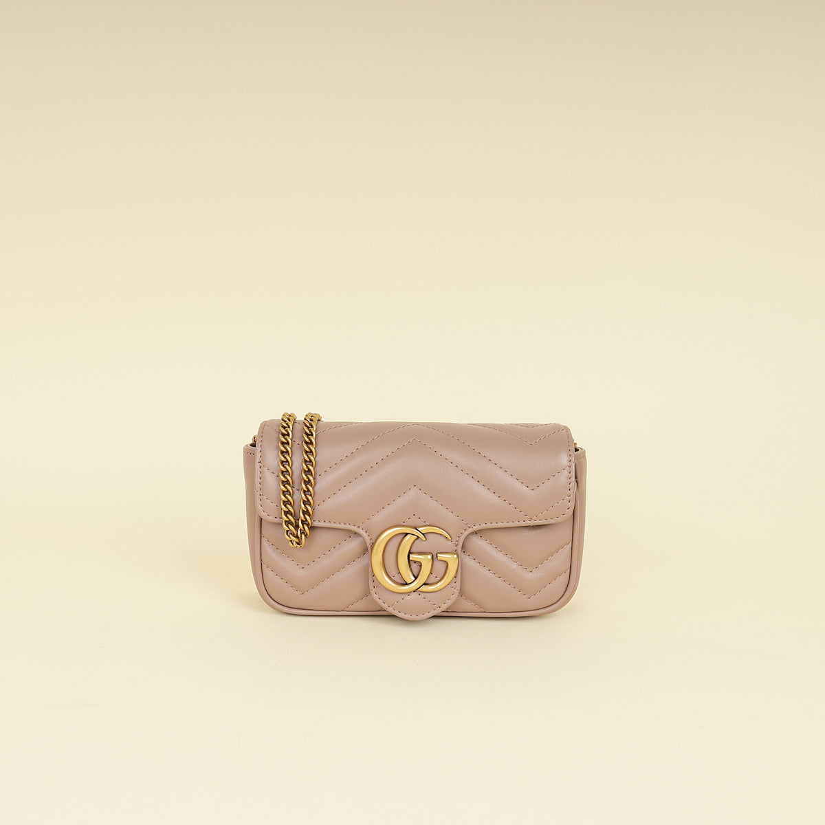 Gucci Dusty Pink GG Marmont Mini Bag