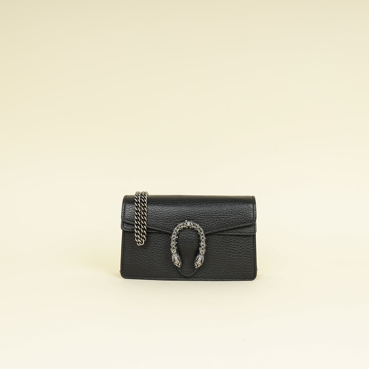 Gucci Black Crystal Dionysus Super Mini Bag