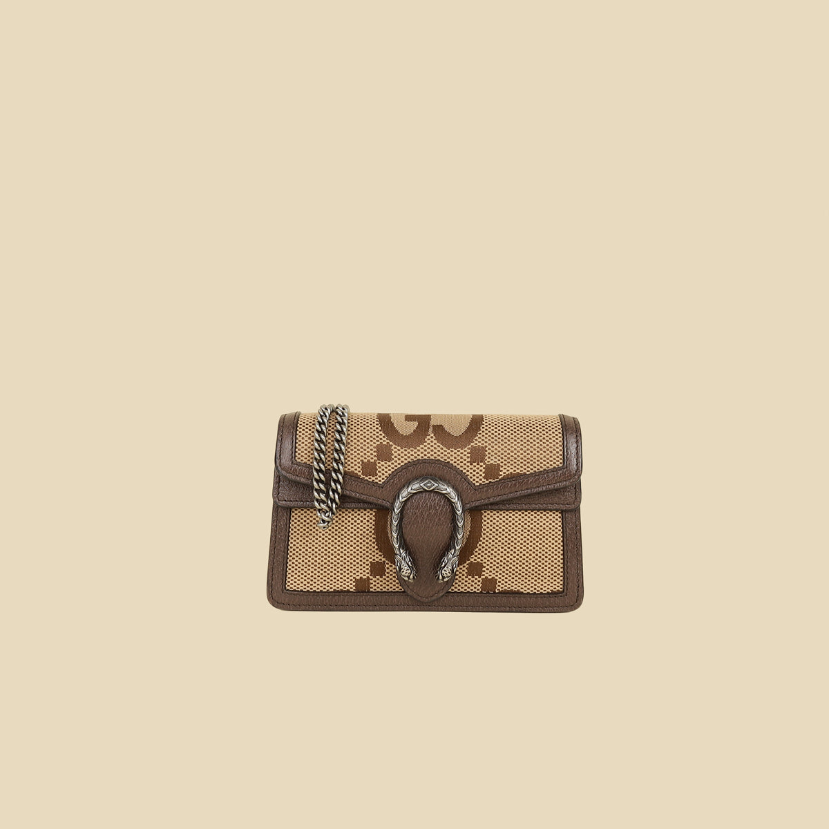 Gucci Ebony Jumbo GG Dionysus Mini Bag