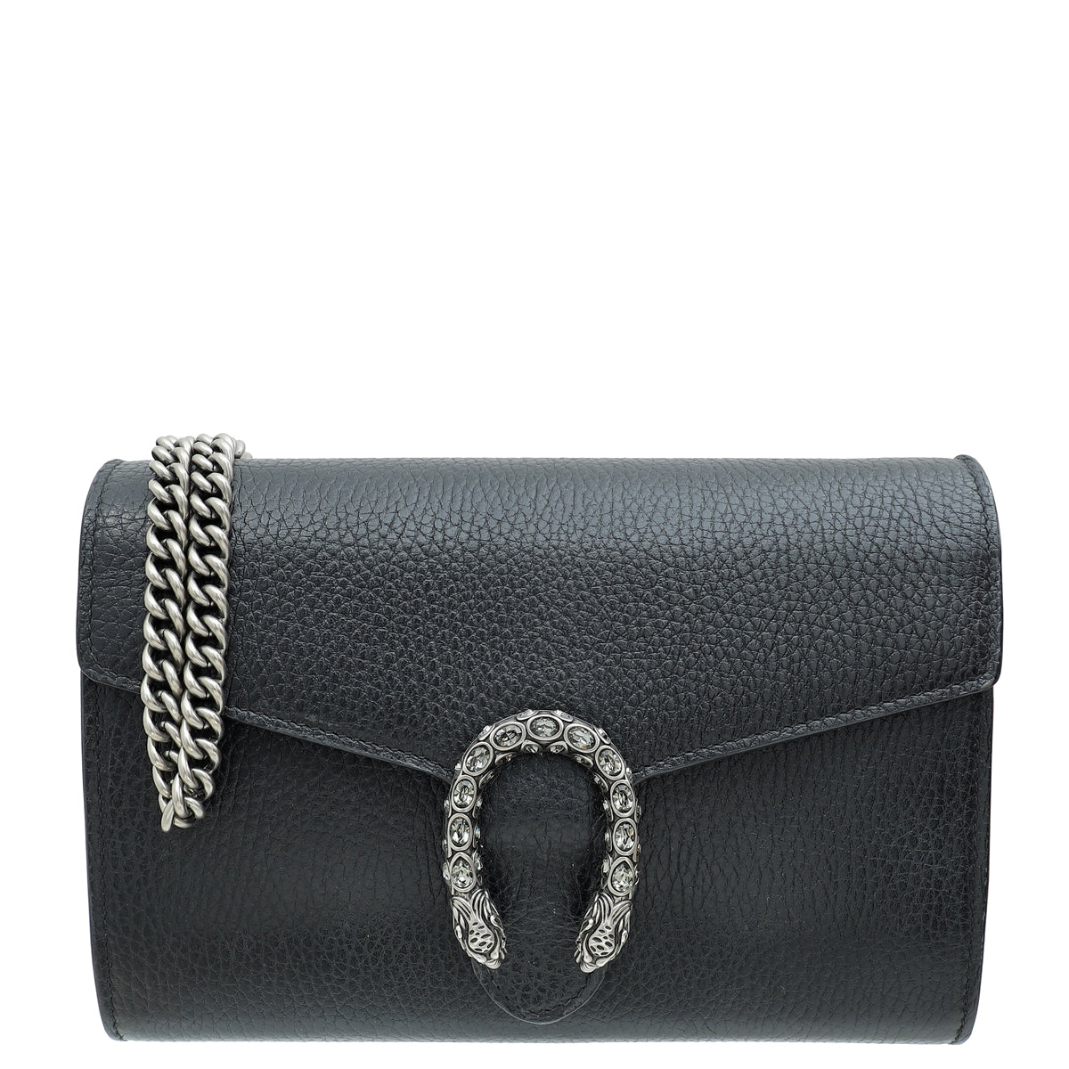 Gucci Black Crystal Dionysus Mini Chain Shoulder Bag