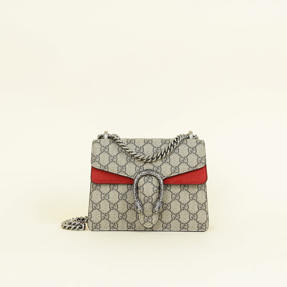 Gucci Bicolor GG Supreme Dionysus Small Shoulder Bag