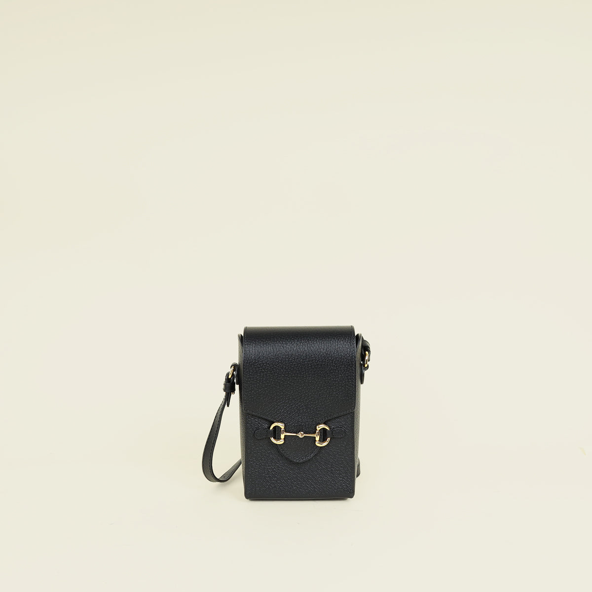 Gucci Black Vertical Horsebit 1955 Crossbody Bag
