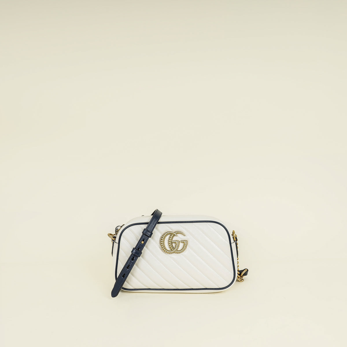 Gucci Bicolor Torchon GG Marmont Small Camera Bag