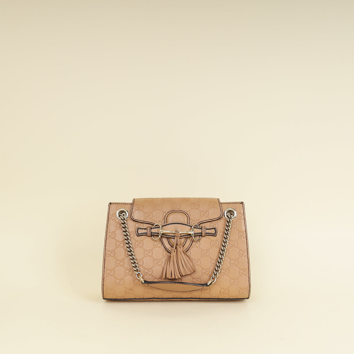 Gucci Beige Guccissima Emily Small Shoulder Bag