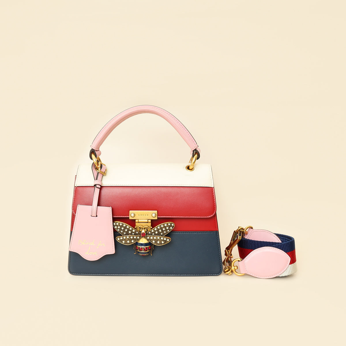 Gucci Multicolor Queen Margaret Top Handle Small Bag