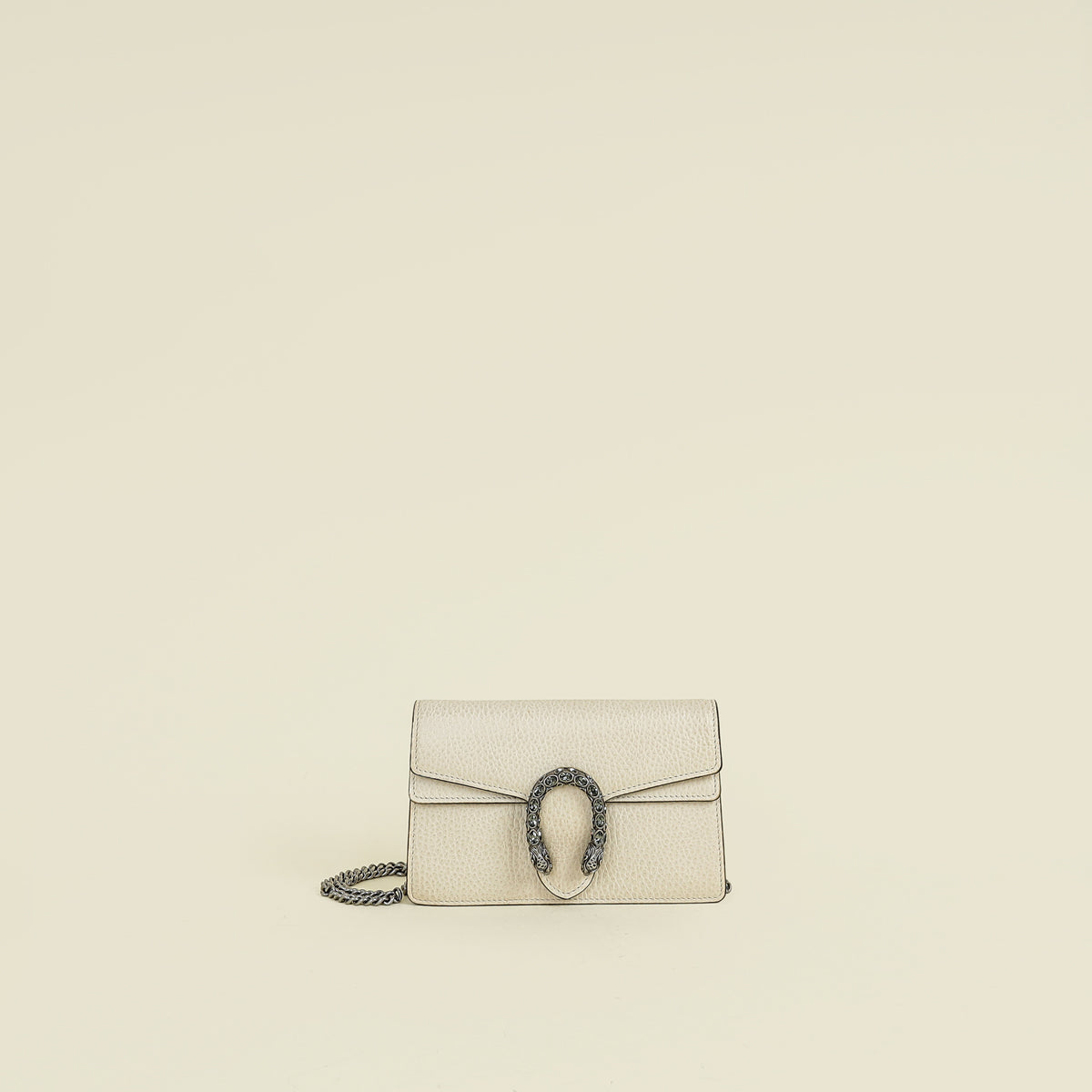 Gucci White Crystal Dionysus Super Mini Bag