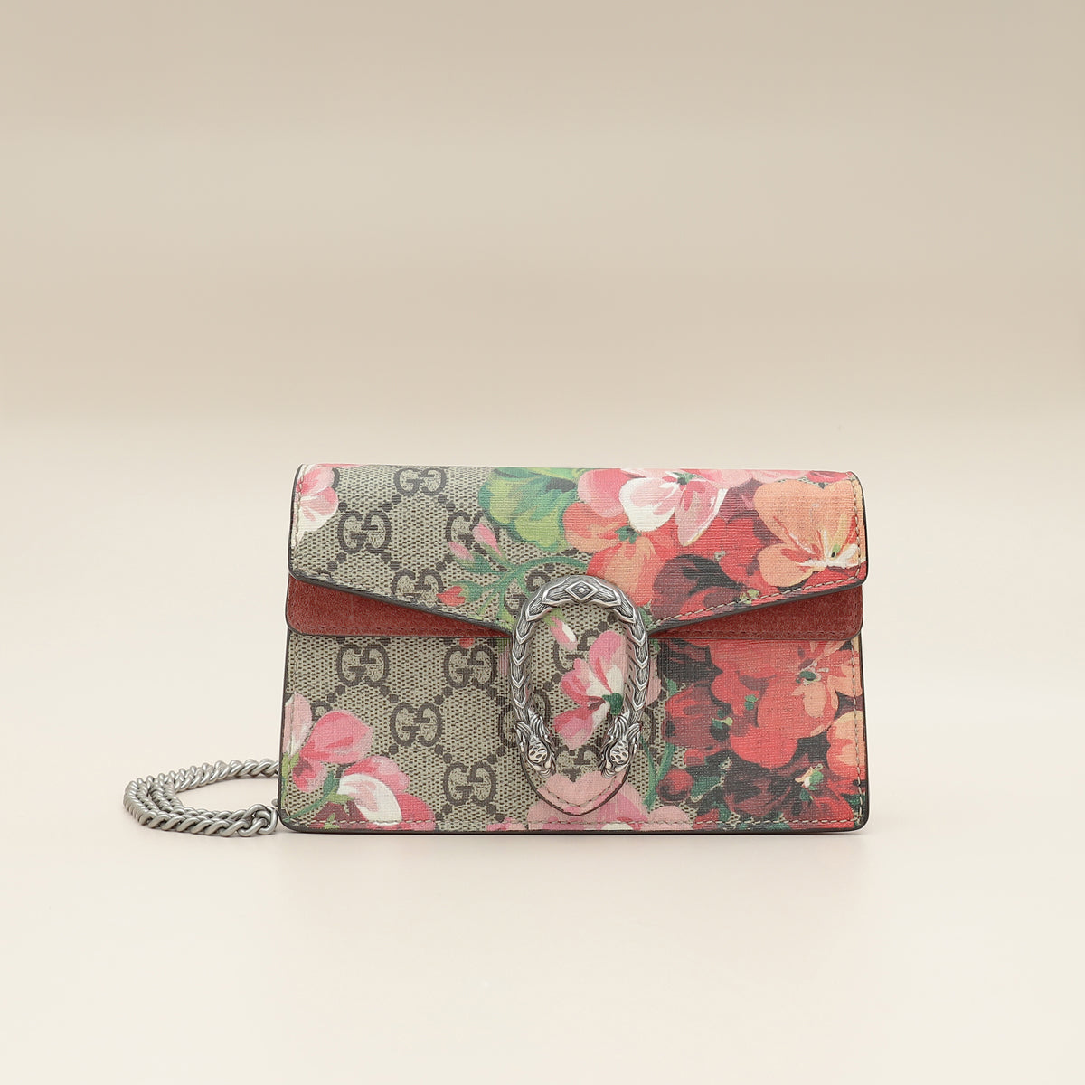 Gucci Multicolor Blooms Print Super Mini Dionysus Bag