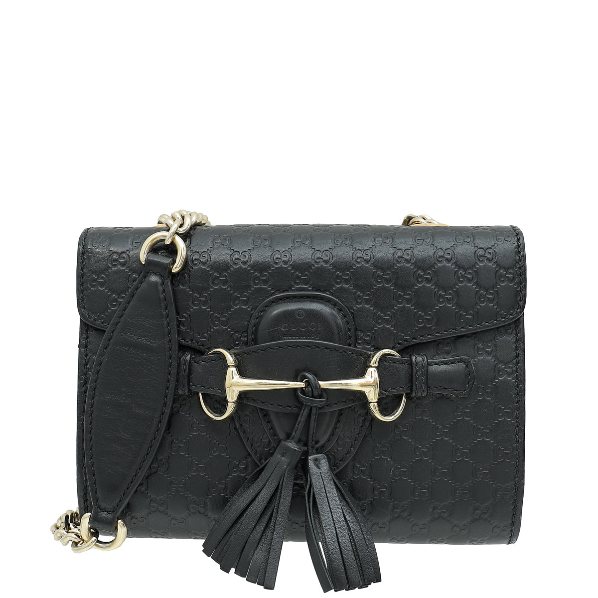 Gucci Black Microguccissima Mini Emily Bag