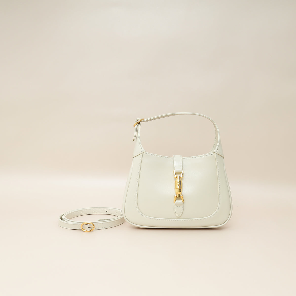 Gucci White Cream Jackie 1961 Mini Hobo Bag