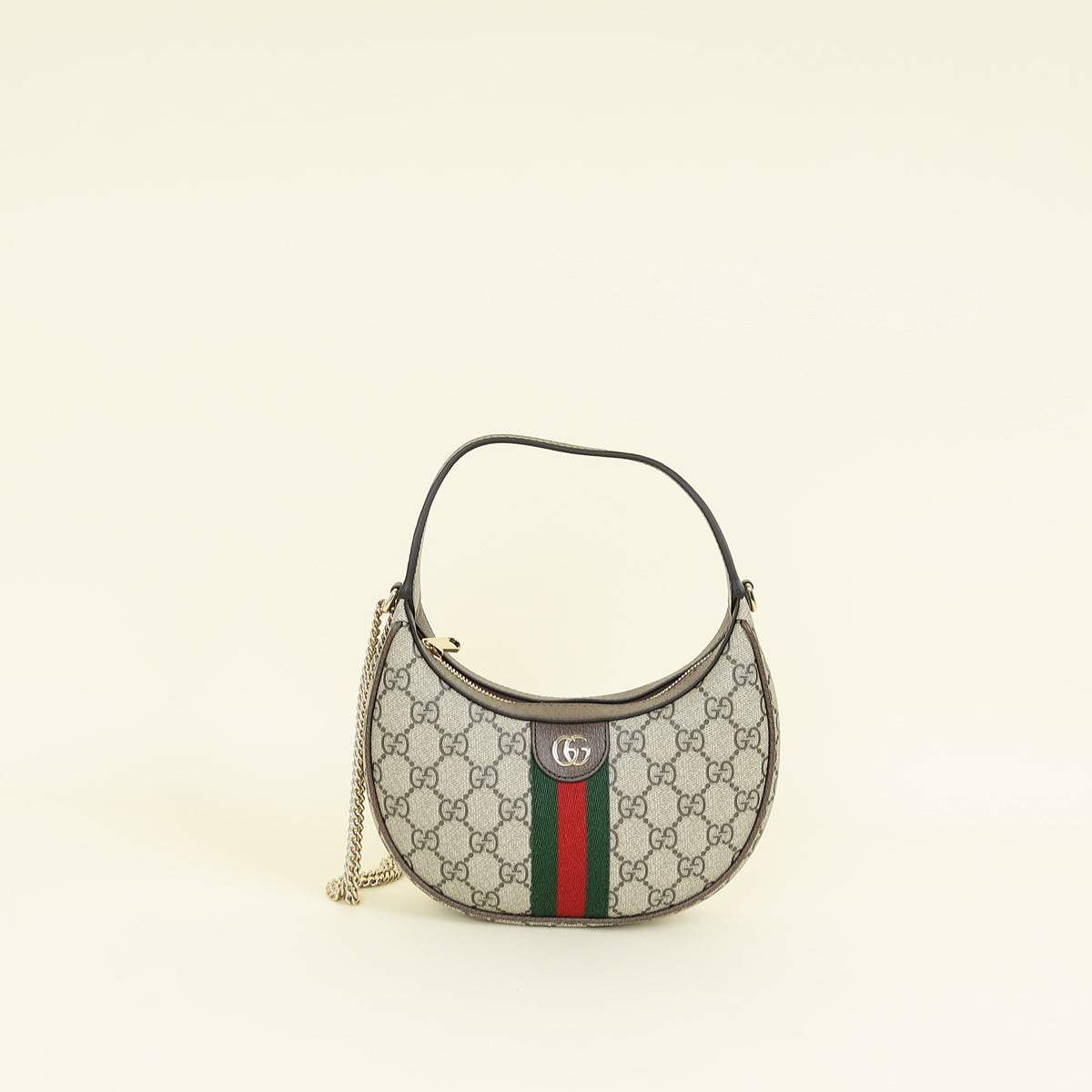 Gucci Ebony GG Supreme Ophidia Small Shoulder Bag