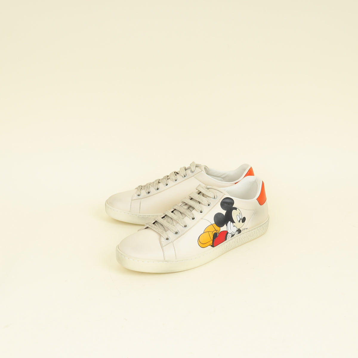 Gucci Bicolor x Disney Ace Mickey Mouse Sneakers 37.5