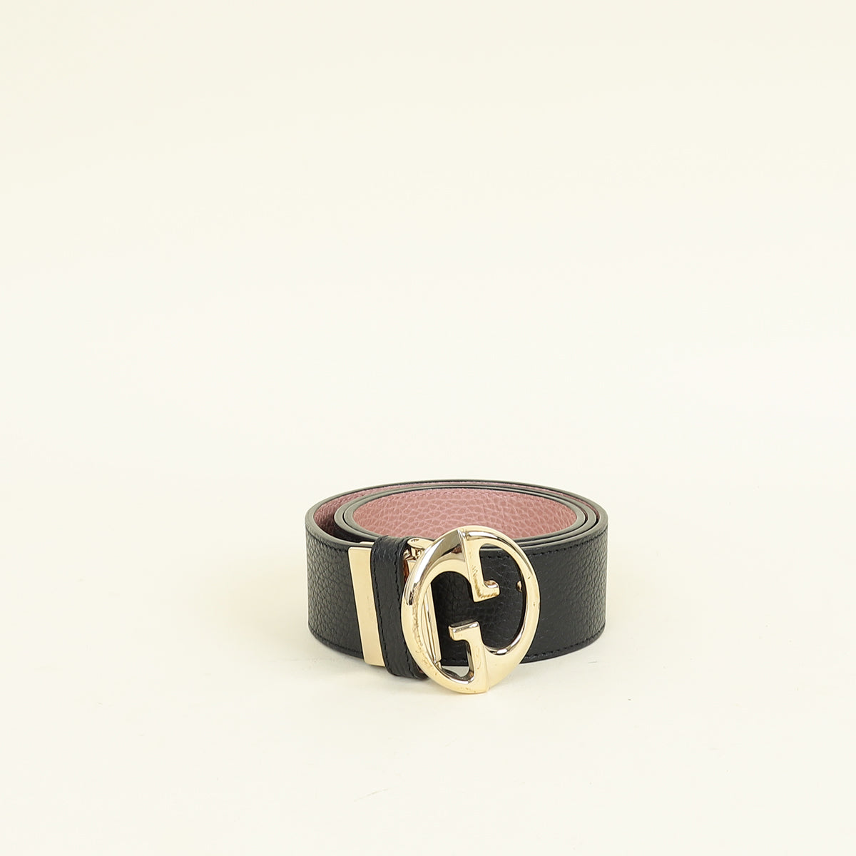 Gucci Bicolor Reversible Double G Buckle Belt 32