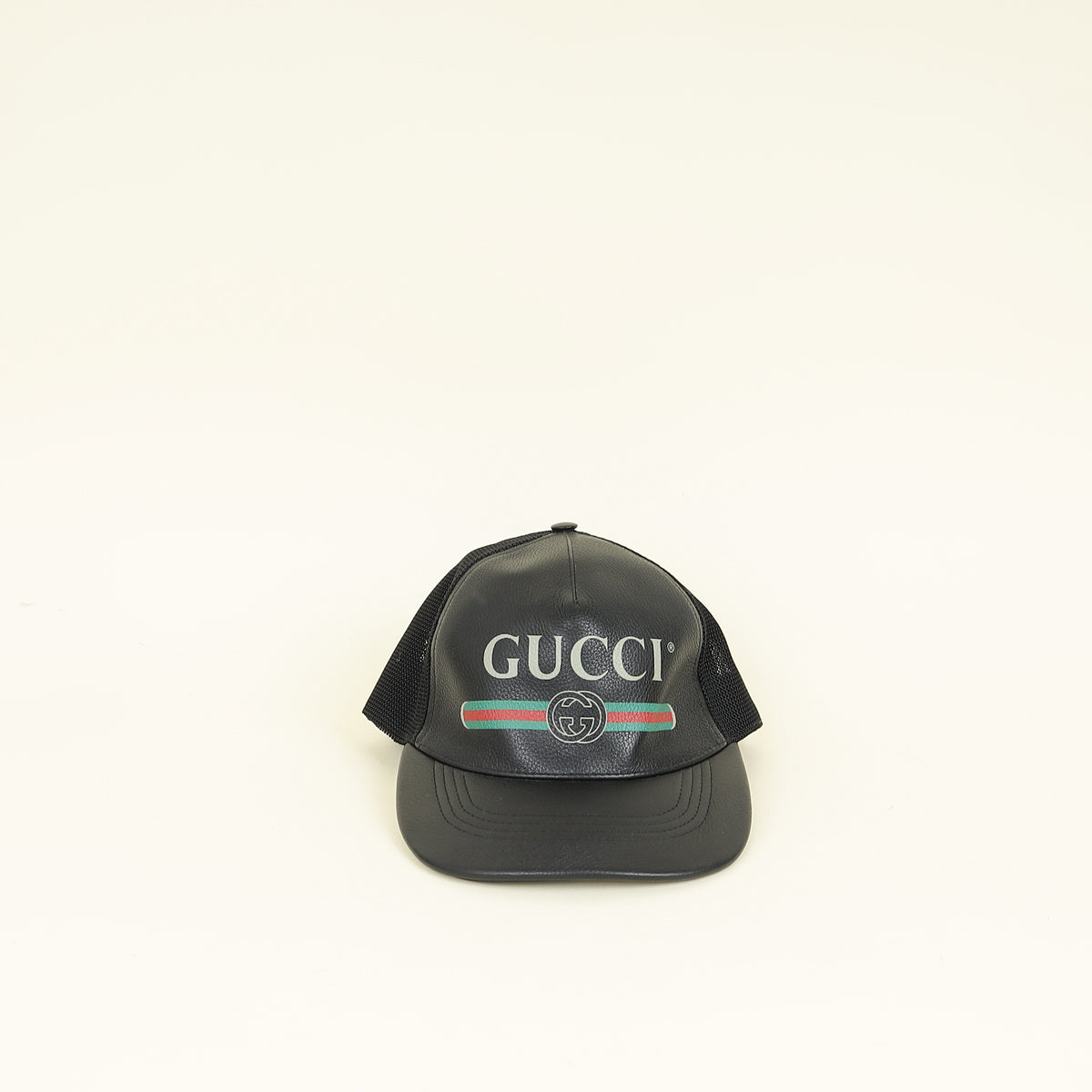 Gucci Black Logo Baseball Hat