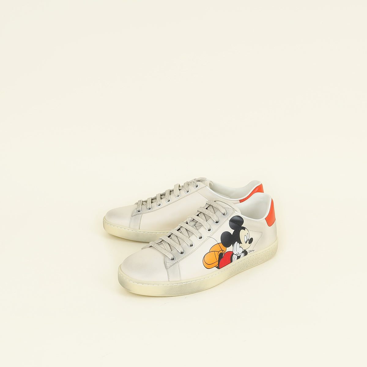 Gucci Bicolor x Disney Ace Mickey Mouse Sneakers 38