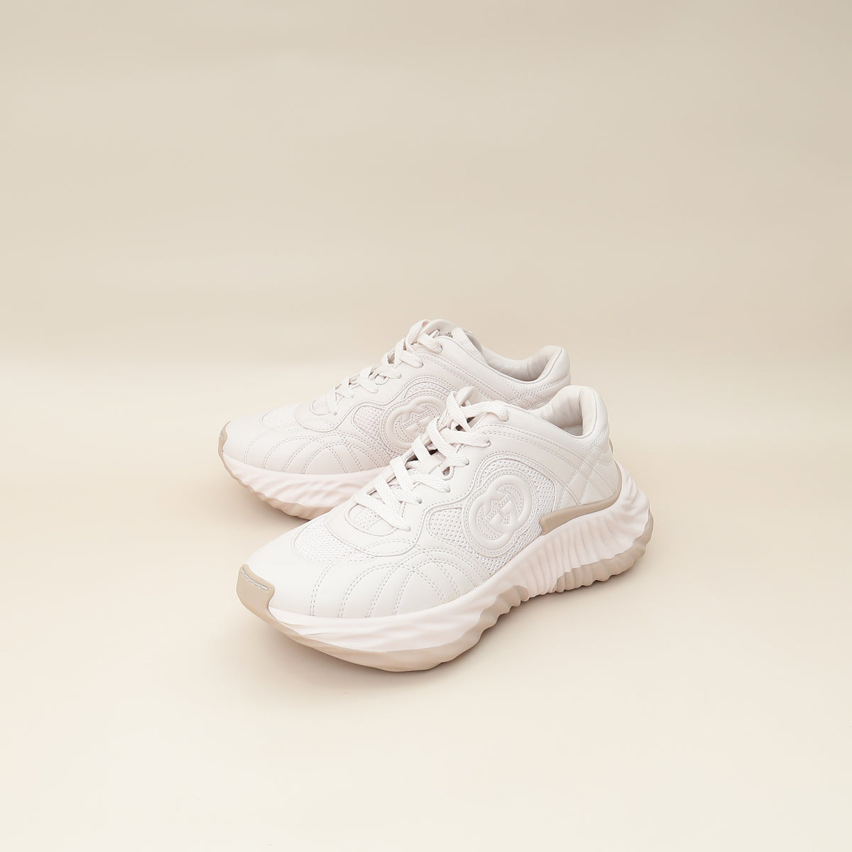 Gucci Light Pink Ripple Sneaker 38