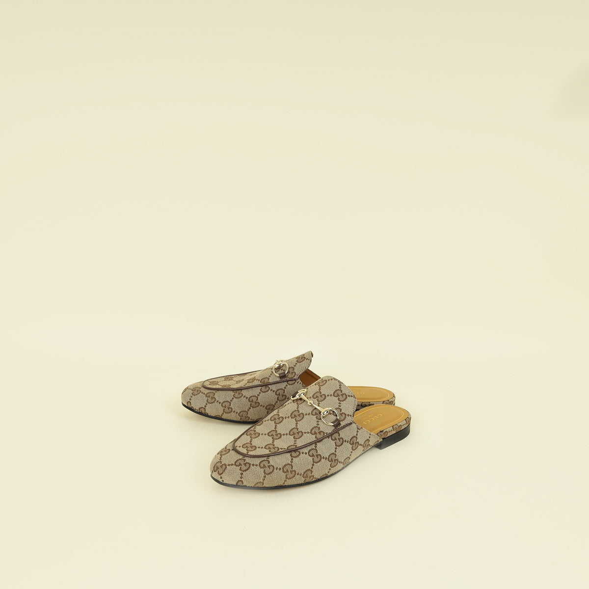 Gucci Bicolor GG Princetown Mules 38