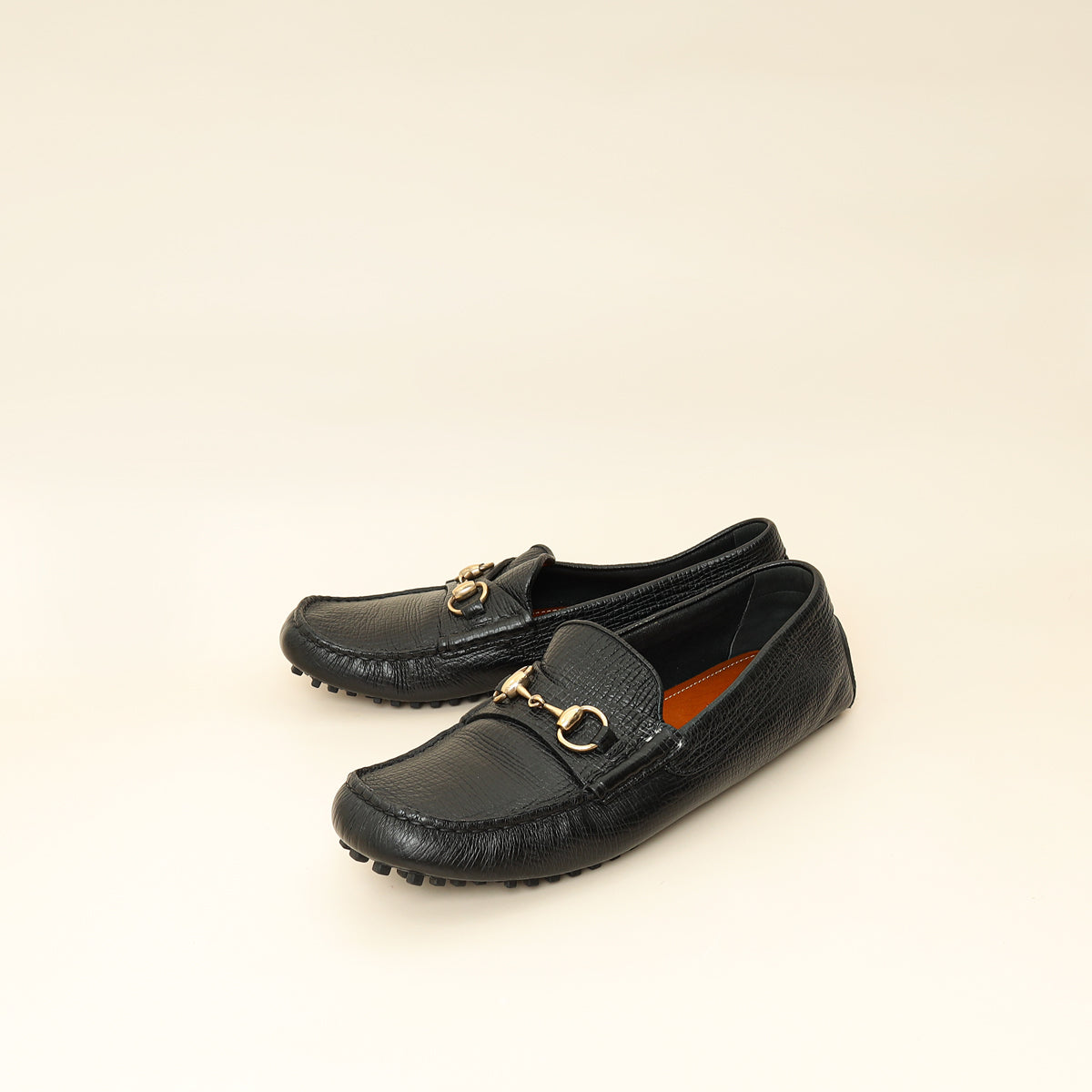 Gucci Black Horsebit Men's Loafer 8.5