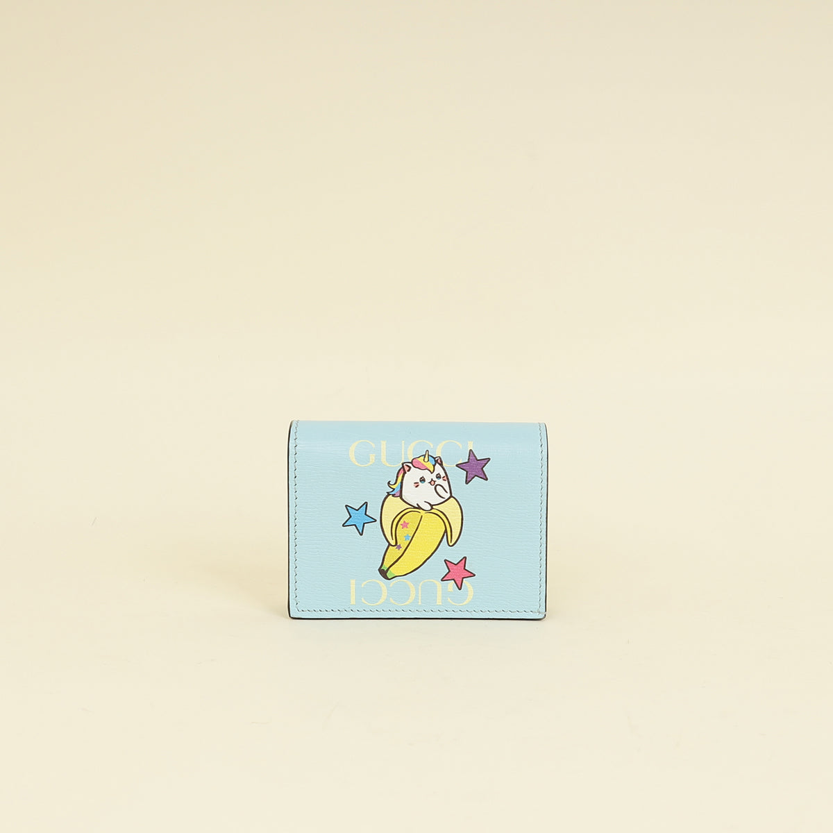Gucci Light Blue x Bananya BNF Card Case Wallet
