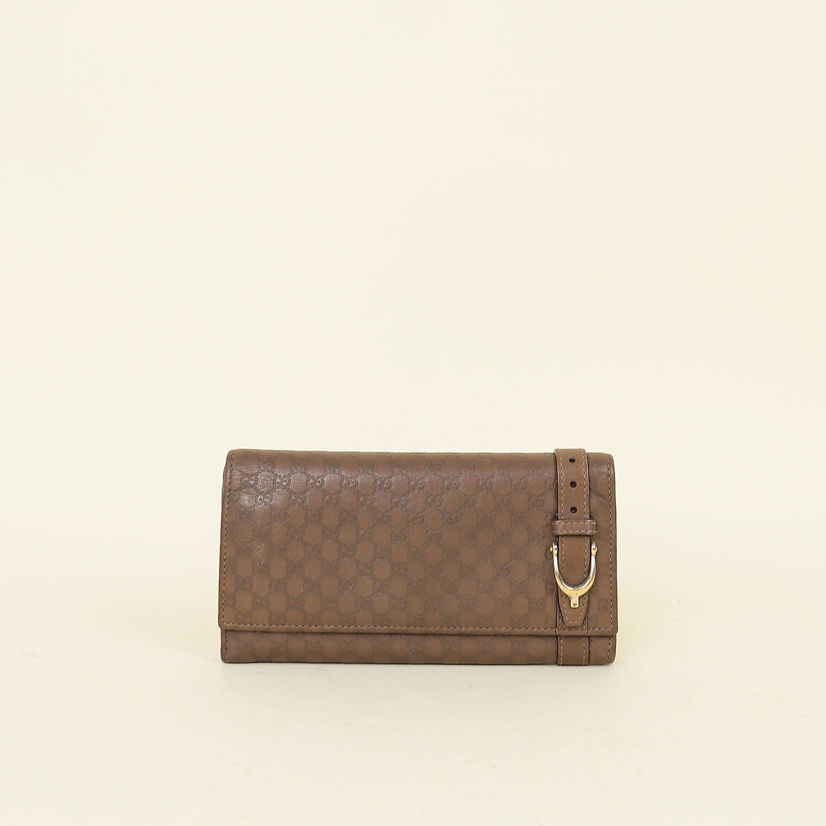 Gucci Brown Microguccissima Nice Continental Wallet