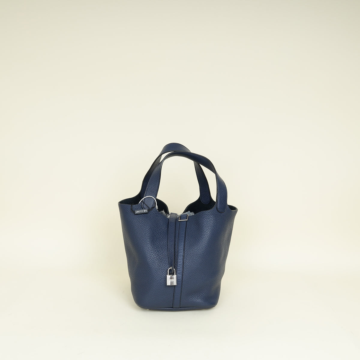 Hermes Navy Picotin Lock 22 Bag