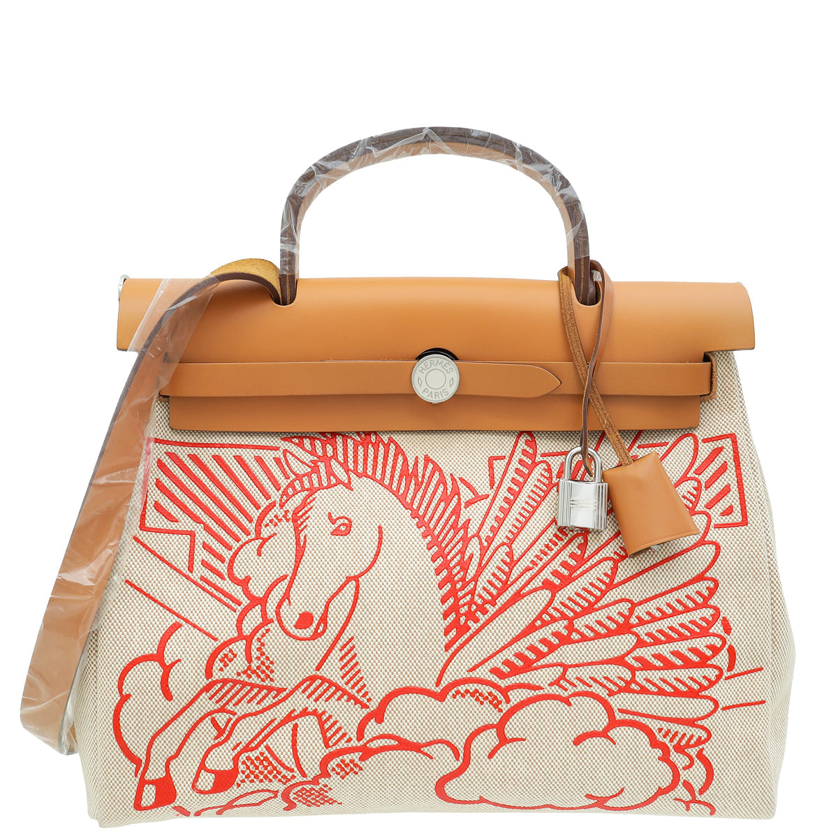 Hermes Bicolor Herbag Zip 31 PM Pegase Pop Vache Hunter Bag