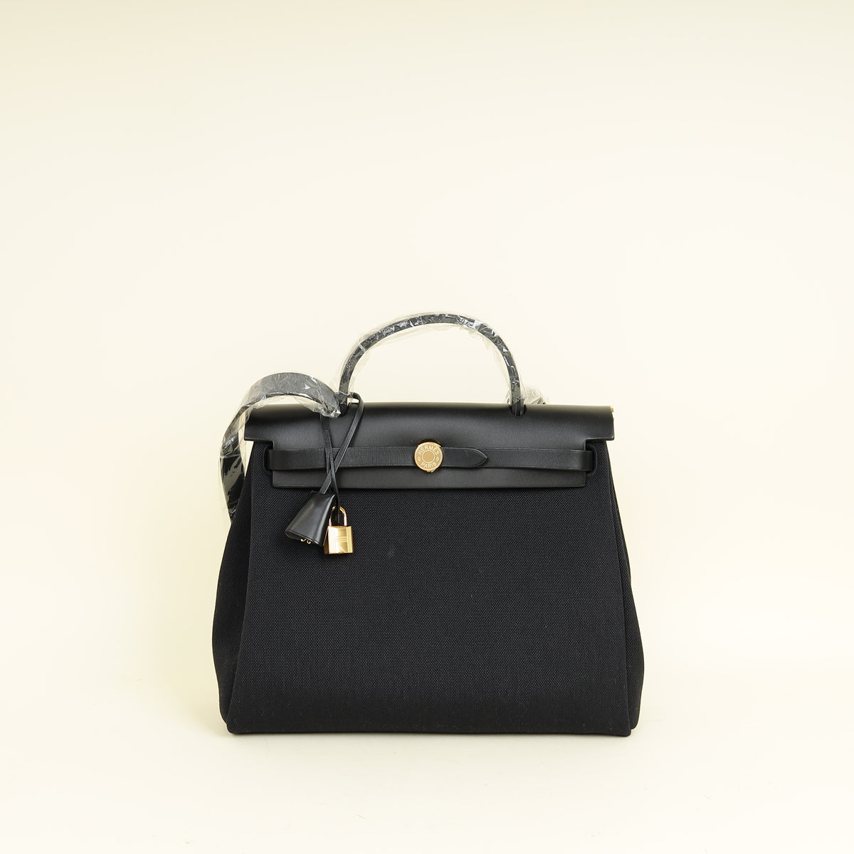 Hermes Noir Retourne Herbag Zip 31 PM Bag