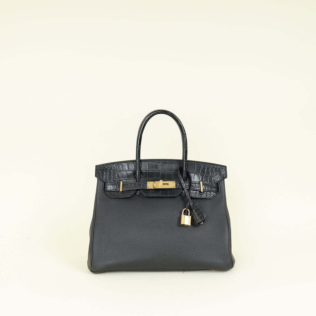Hermes Noir Birkin 30 Touch Bag