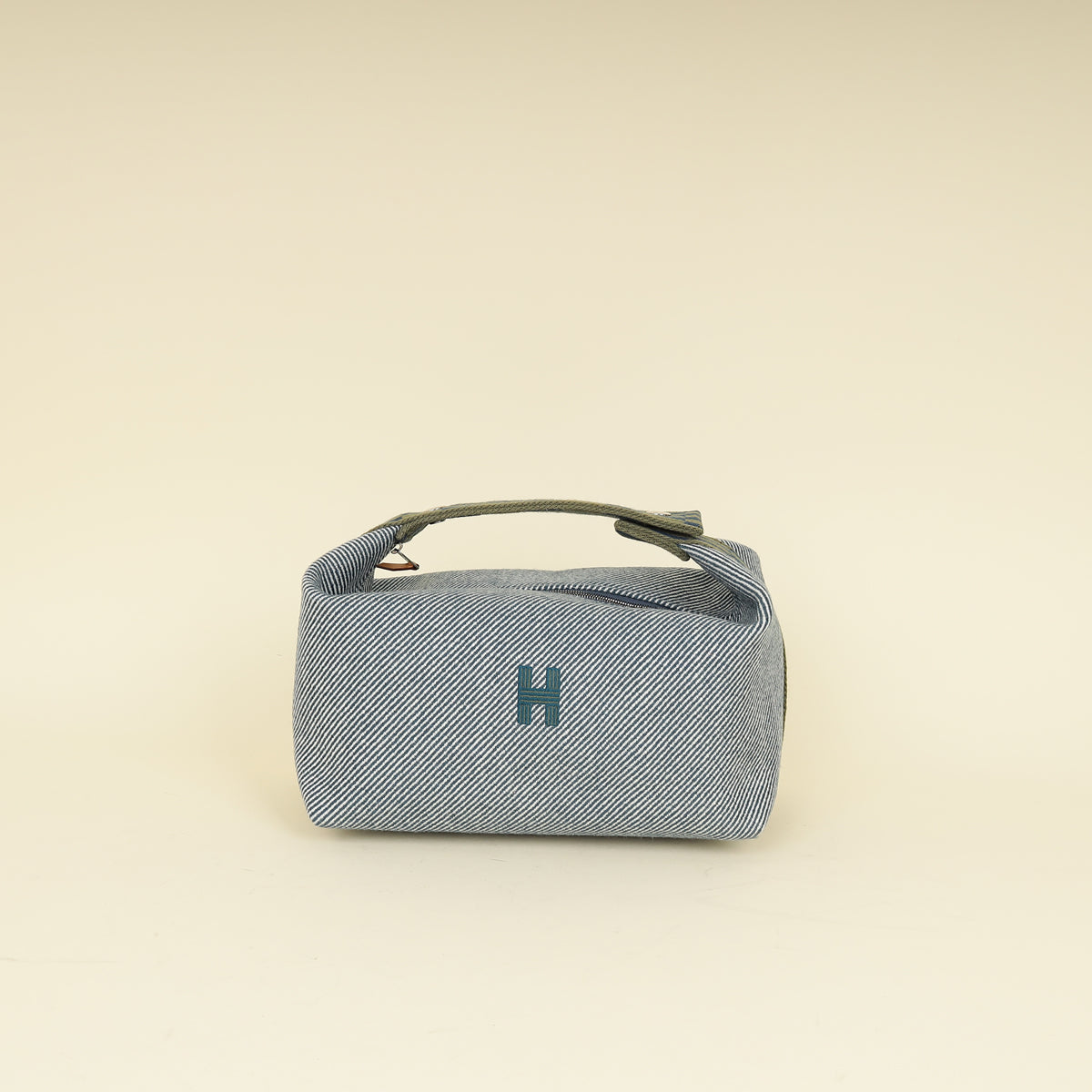 Hermes Blue Abysse Bride-a-Brac H Large Natte Case
