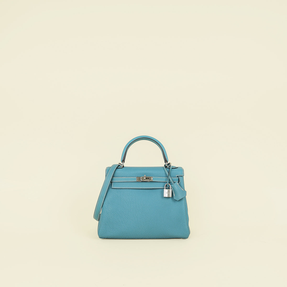 Hermes Blue Jean Retourne Kelly 25 Bag