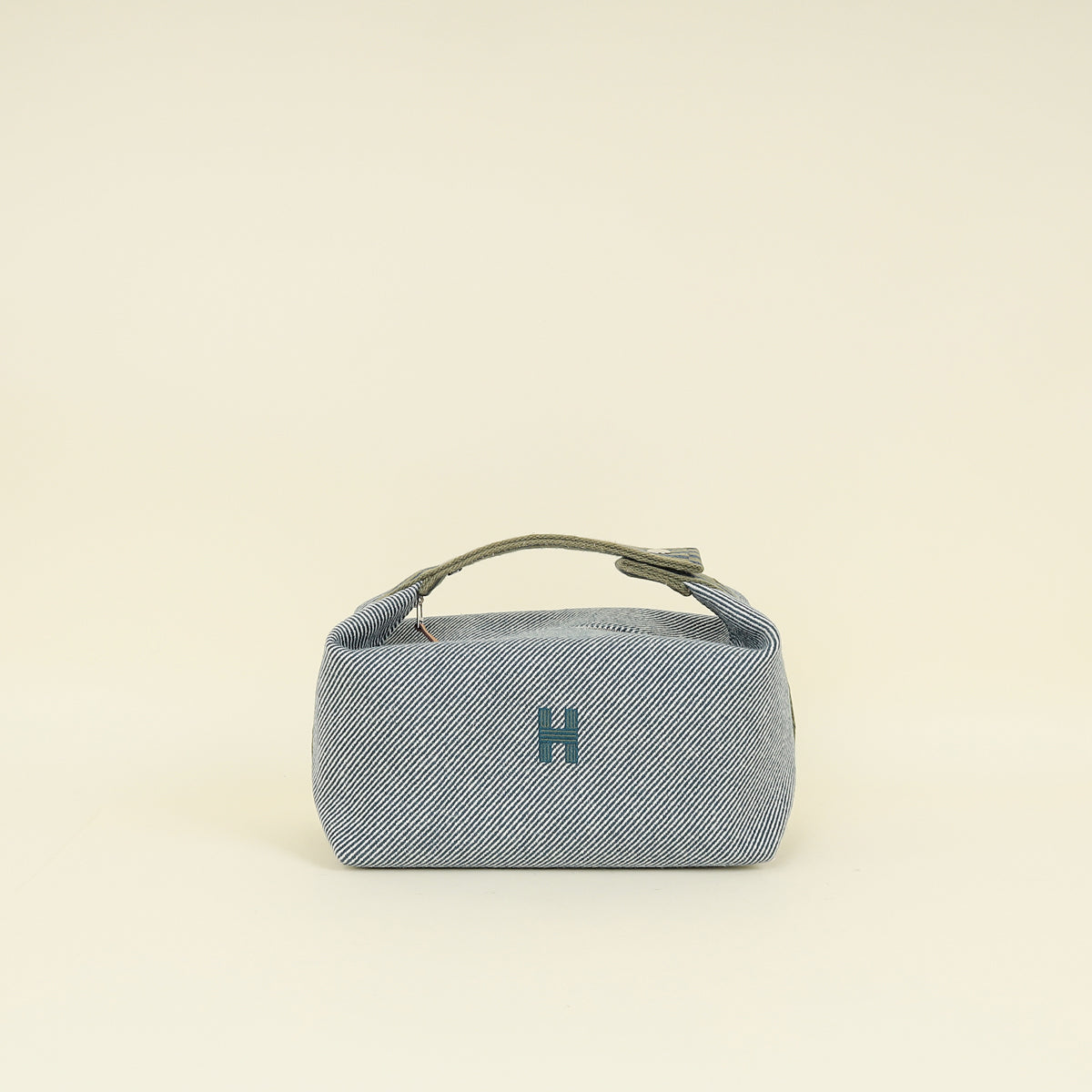 Hermes Blue Abysse Bride-a-Brac H Large Natte Case
