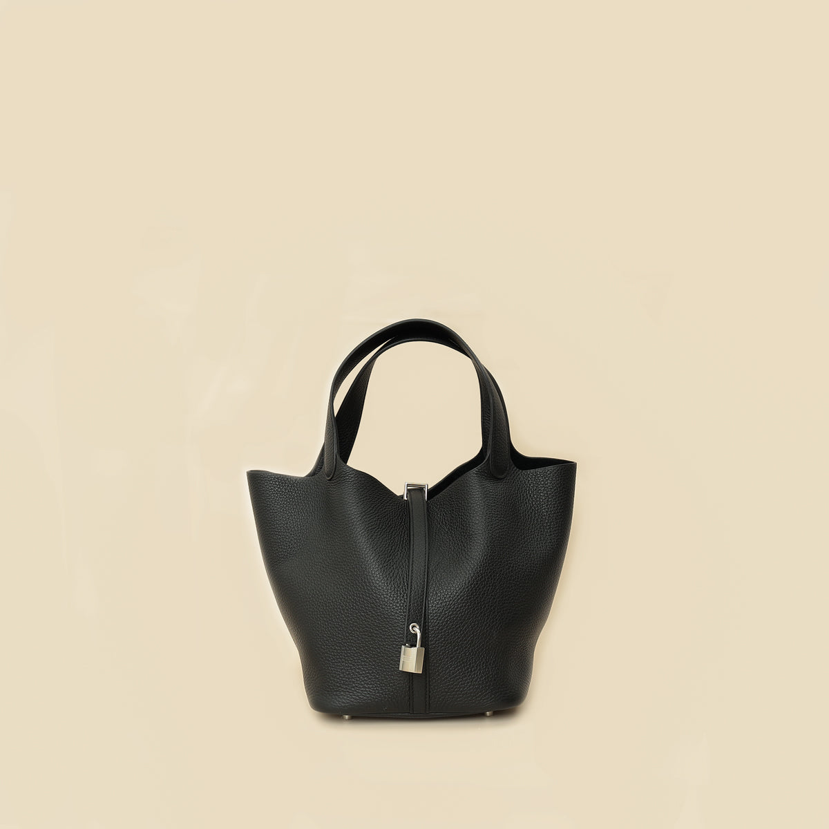 Hermes Noir Picotin Lock 22 Bag