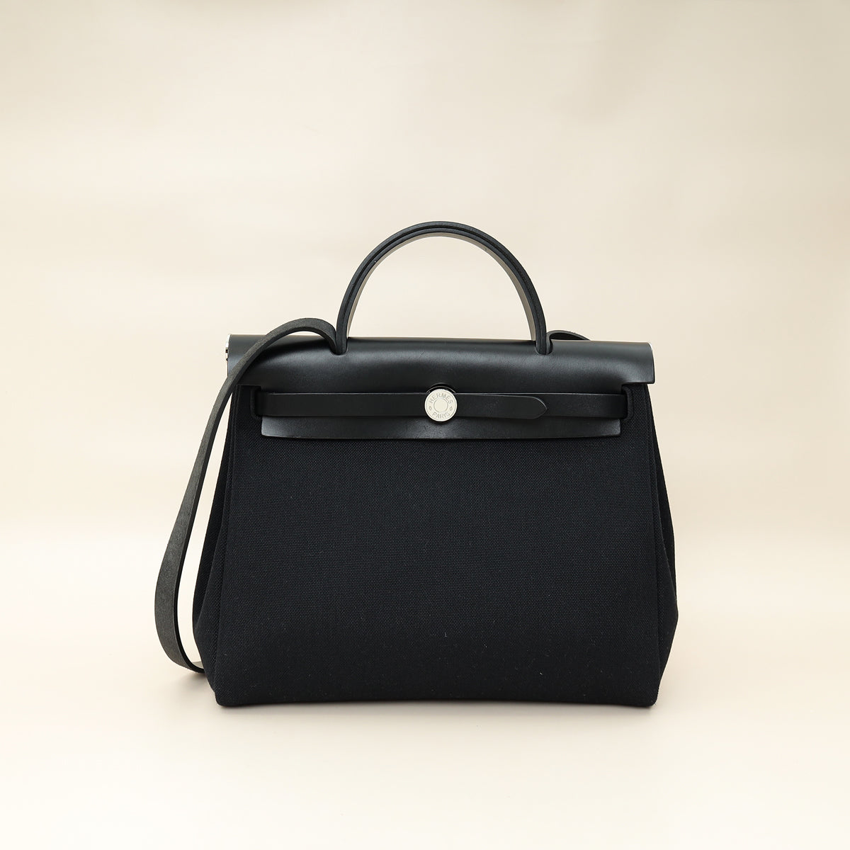 Hermes Noir Herbag Zip 31 Retourne Vache Hunter Bag
