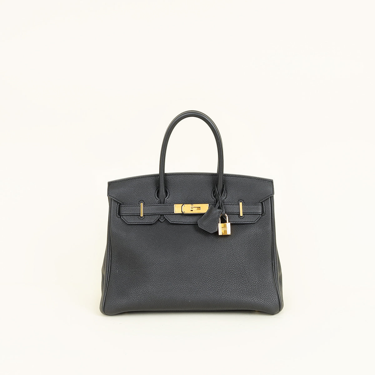 Hermes Noir Birkin 30 Bag