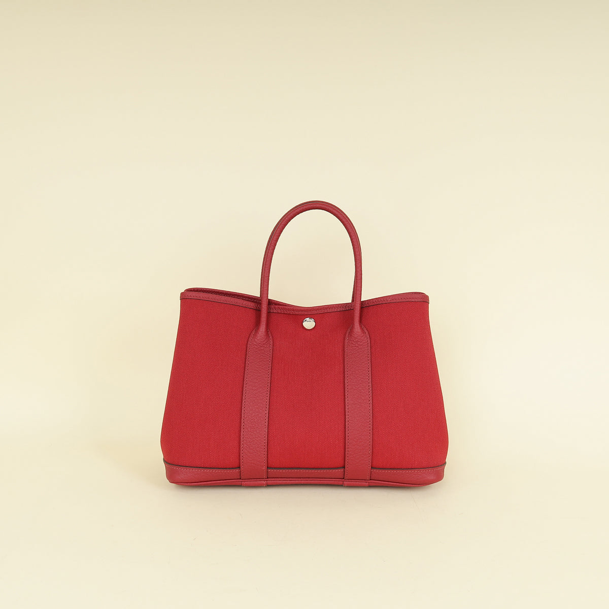 Hermes Rouge H Garden Party TPM 30 Bag