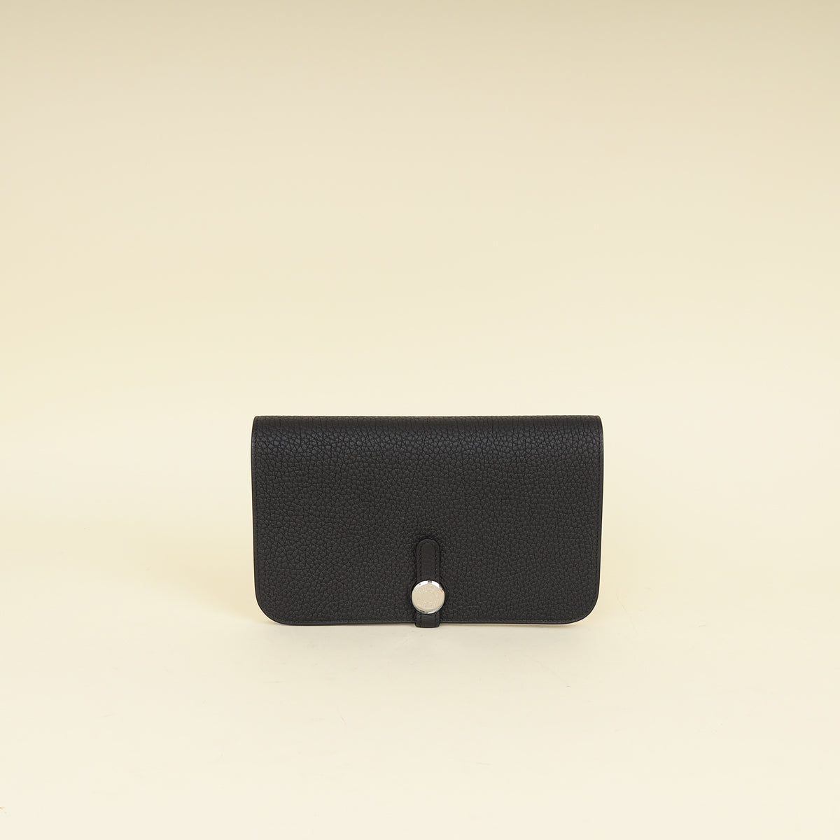 Hermes Noir Dogon Duo Wallet