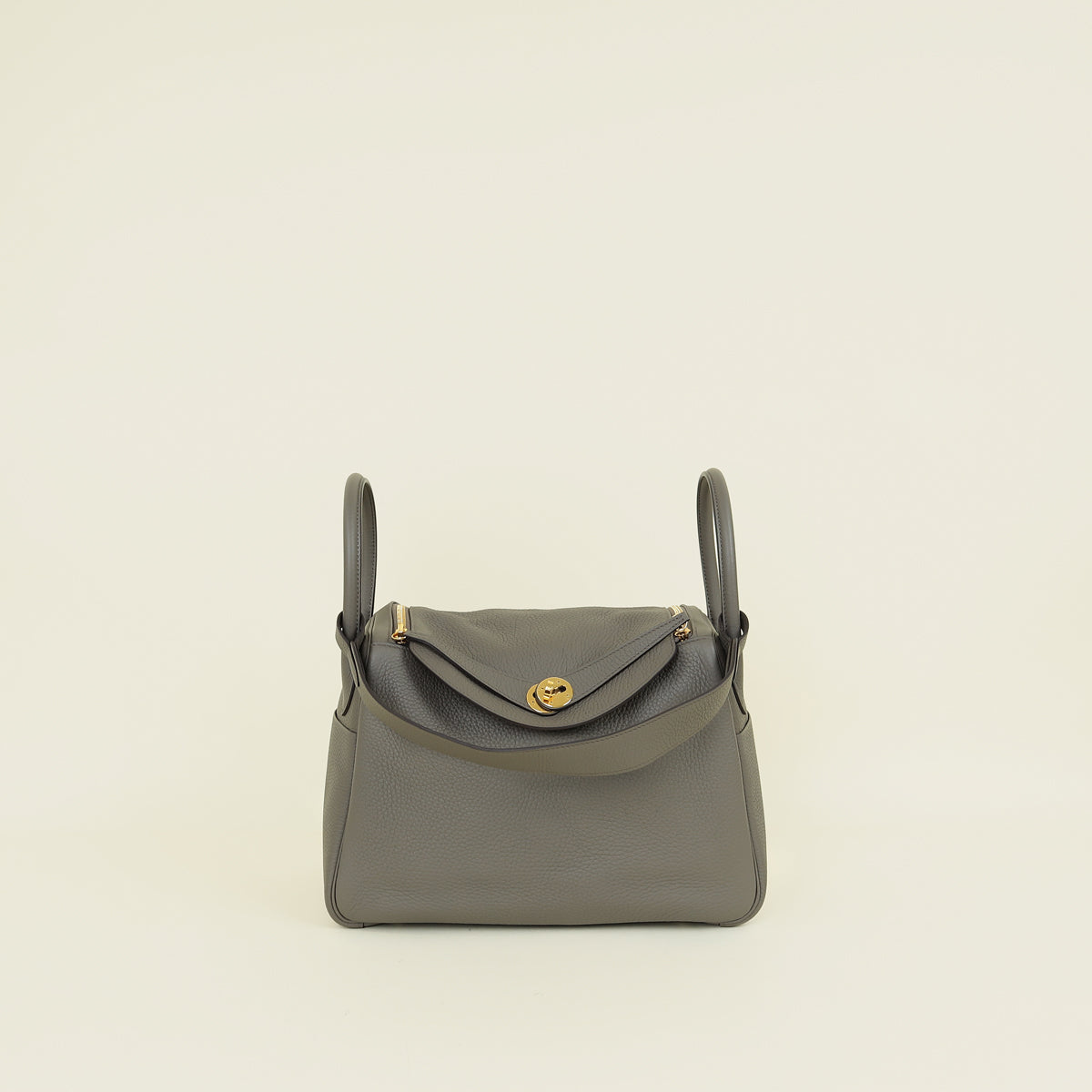 Hermes Gris Etain Lindy 30 Bag
